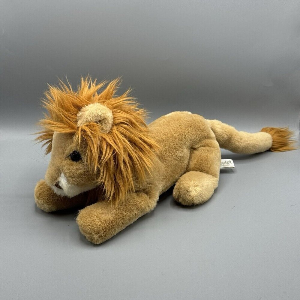 Russ Berrie Lancelot Lion Plush Stuffed Animal 12" Vintage
